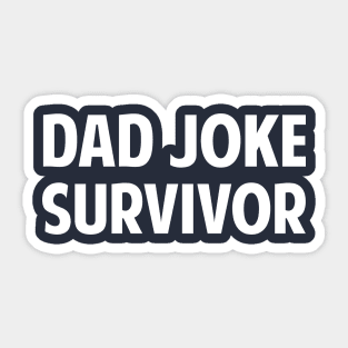 Dad Joke Survivor Sticker